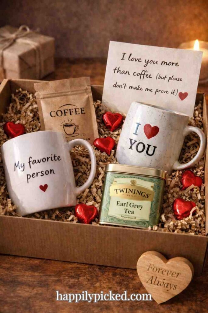 coffee or tea gift set for boyfriend